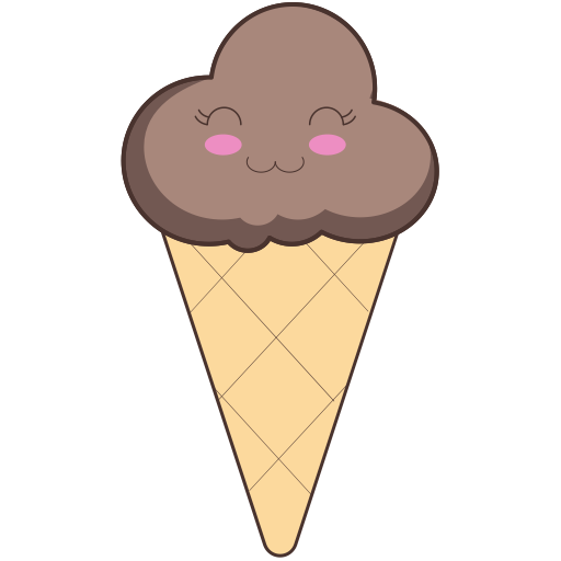 Icecream svg vector icon