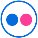 flickr, photos, sharing svg vector icon