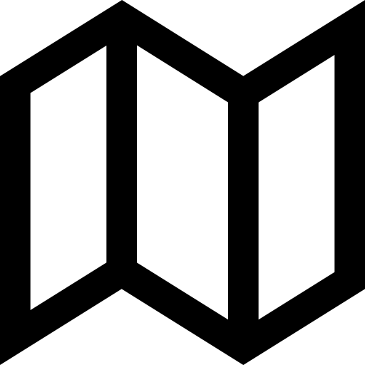 Map svg vector icon