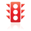 lights, red, traffic icon