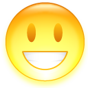 happy,emot,face,fun,smile,smiley,emotion,funny icon