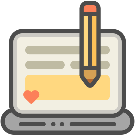 Blog svg vector icon