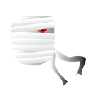 bandage, halloween, man, scary icon
