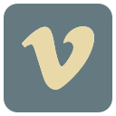 media, social, vimeo svg vector icon