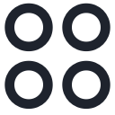 app, application, circle, circles, four, sign, symbol svg vector icon