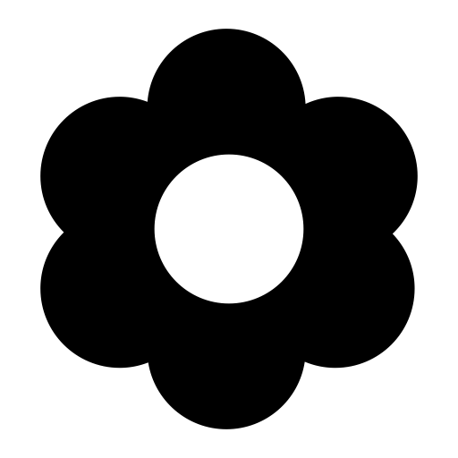 Flower svg vector icon