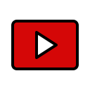logo, media, play, player, video, youtube svg vector icon