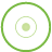 basic, disc, green icon