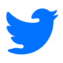 media, network, social, twitter svg vector icon
