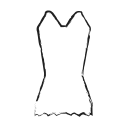 dress, dress design, fashion, female, girl, lady, woman svg vector icon