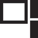 design, formation, layout, option, organization, plan, sidebar svg vector icon