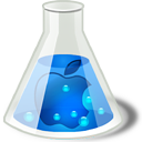 blue,apple icon