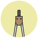 architecture, compasses, drawing, home svg vector icon