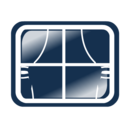 curtain, window icon