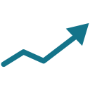 analytics, chart, statistics, stats svg vector icon