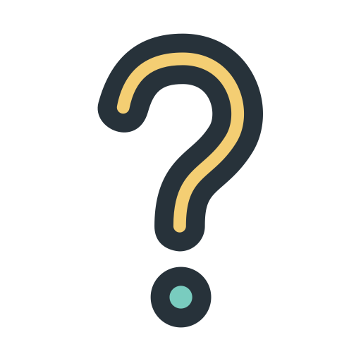 Color Blocks Question Marks svg vector icon