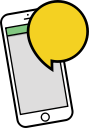 iphone, phone, sms, text message svg vector icon