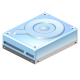 disk, space icon