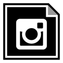 instagram, media, online, social svg vector icon