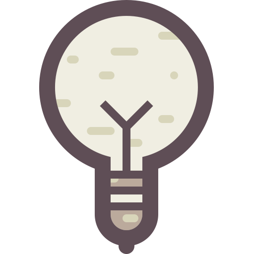 Lightbulb svg vector icon