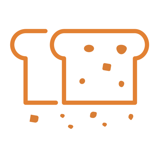 Bread svg vector icon