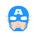 avengers, captain, captain amerika, marvel svg vector icon