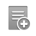 stamped,document,add icon