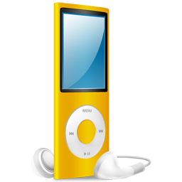 ipod,nano,yellow,yellow on icon