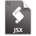 document, extendscript, file, jsx icon