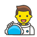 1, astronaut, man svg vector icon