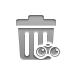 trash,binoculars icon