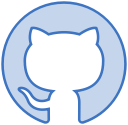 github, line, social, transparent svg vector icon
