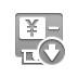 atm,yen,down icon