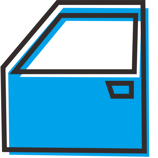 Car Door svg vector icon