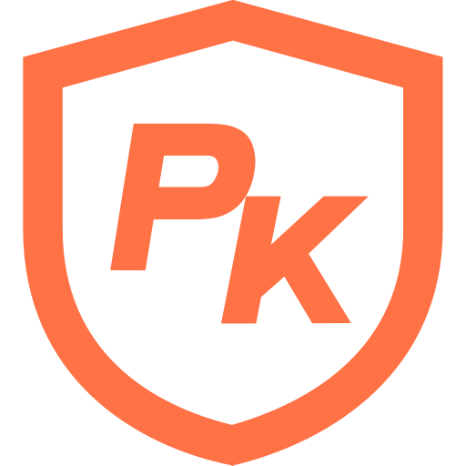Pk svg vector icon