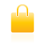 bag, shopping, yellow icon