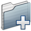 new,folder,graphite icon
