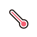 forecast, temperature, thermometer, weather svg vector icon