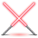 darth mauls, light sabers, star wars icon