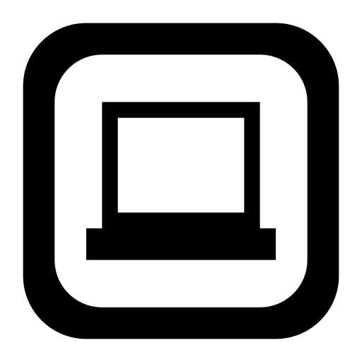Laptop svg vector icon