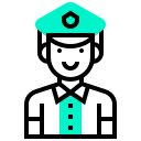 avatar, human, man, occupation, postman, profession svg vector icon