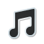 music, sticker icon