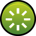 power, restart, spark icon