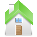 house,green,home,building icon