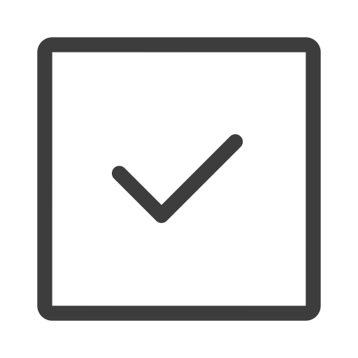 Form Control Check svg vector icon