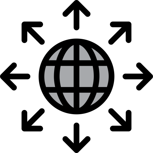 Worldwide svg vector icon