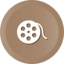 bobbin, film, movie, multimedia, reel svg vector icon