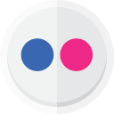 flickr, flickr logo, online sharing, photography, photos svg vector icon