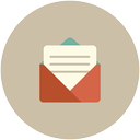document, email, letter, message, send icon