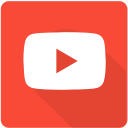 design, material, play, square, video, web, youtube svg vector icon